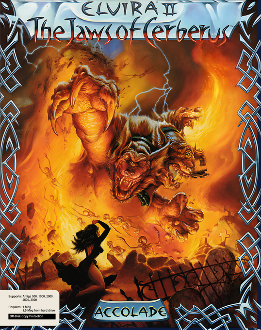 Elvira II - The Jaws of Cerberus box art