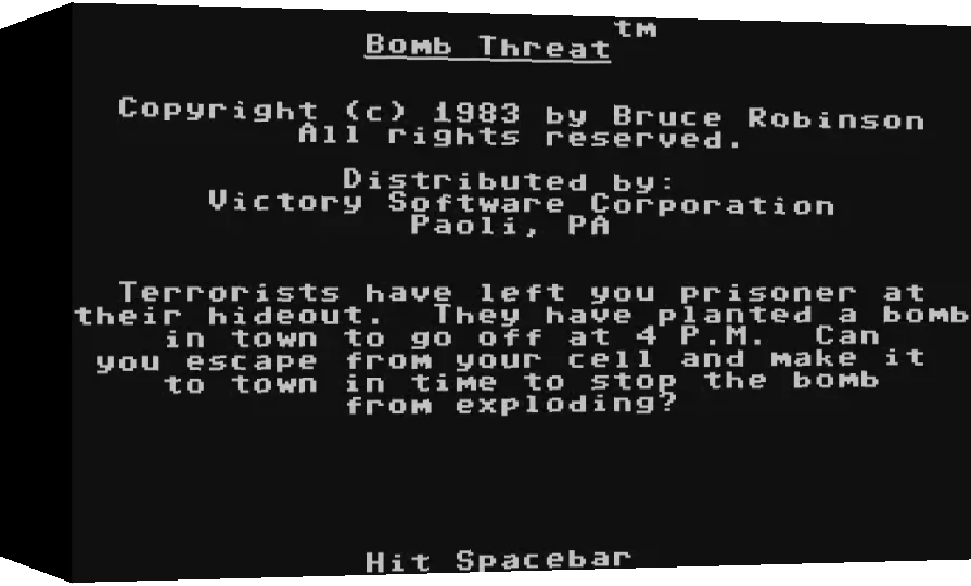 Bomb Threat — box-3D (WOR)