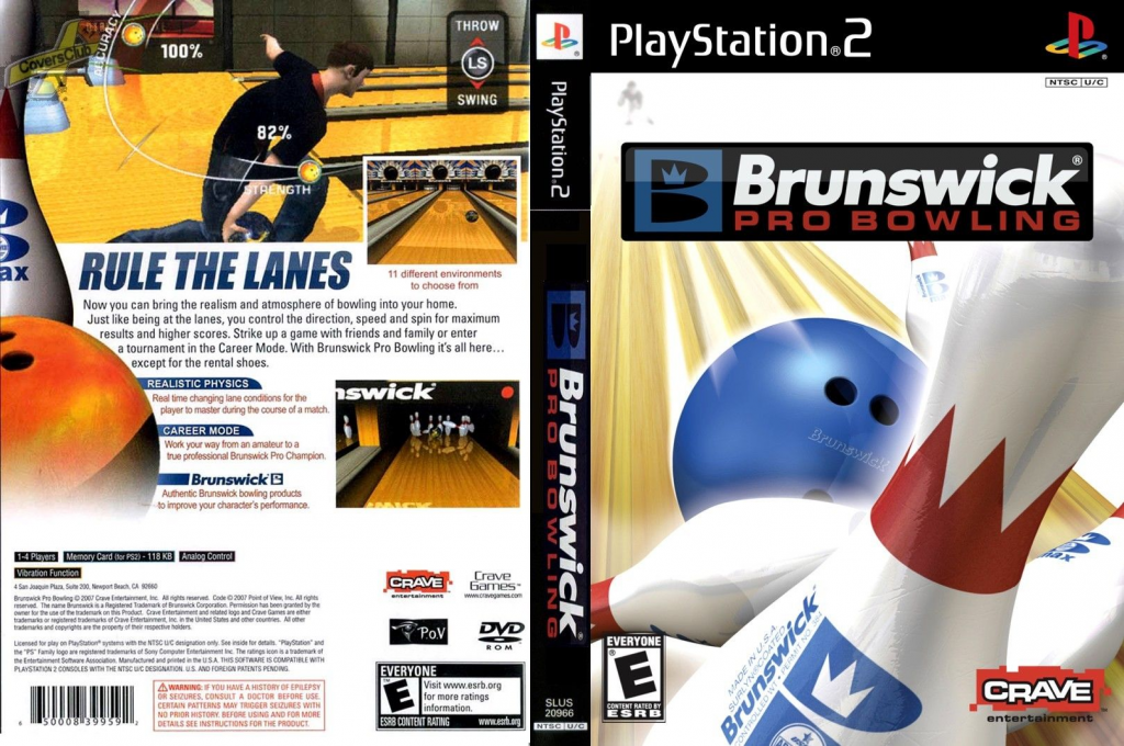 Brunswick Pro Bowling — box-texture (US)