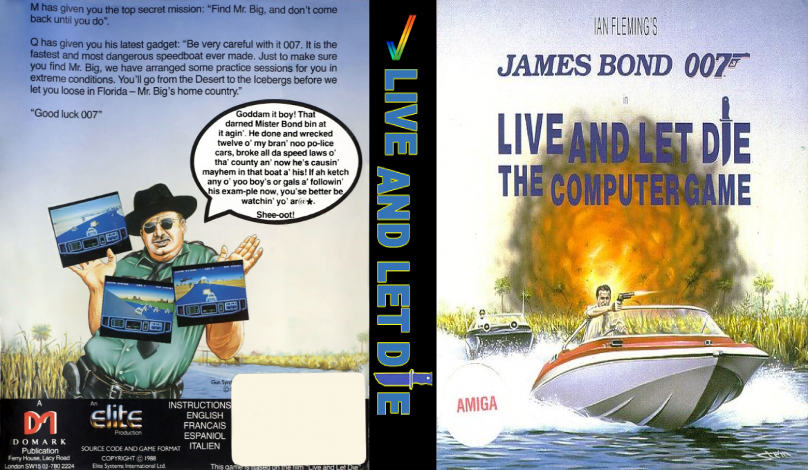 James Bond 007 - Live and Let Die — box-texture (EU)