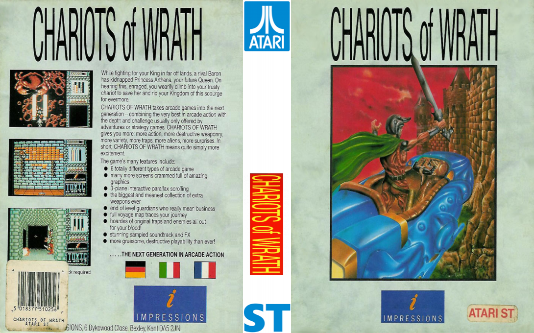 Chariots Of Wrath — box-texture (EU)