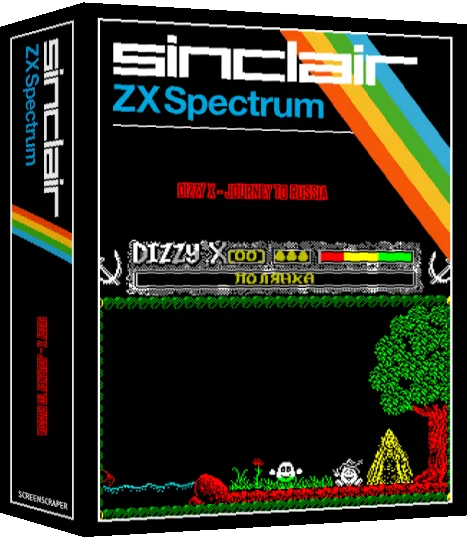 Dizzy X - Part 1 - Journey to Russia — box-3D (SS)