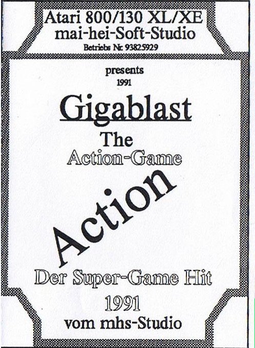 Gigablast box art