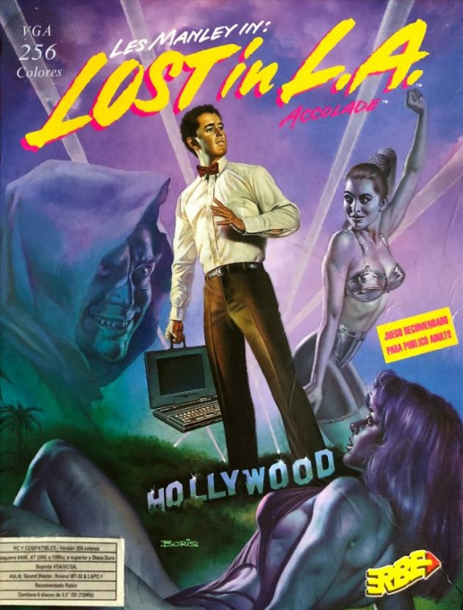 Manley In - Lost In La, Les — box-2D (SP)