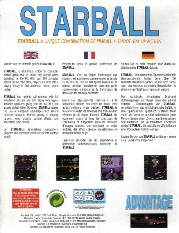 Starball — box-2D-back (EU)
