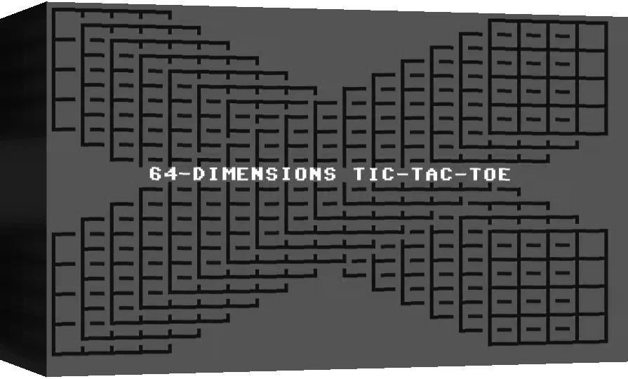 64-Dimensions Tic-Tac-Toe — box-3D (WOR)