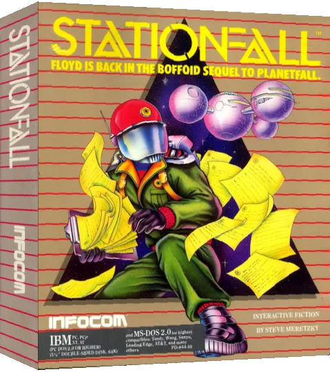 Stationfall — box-3D (US)