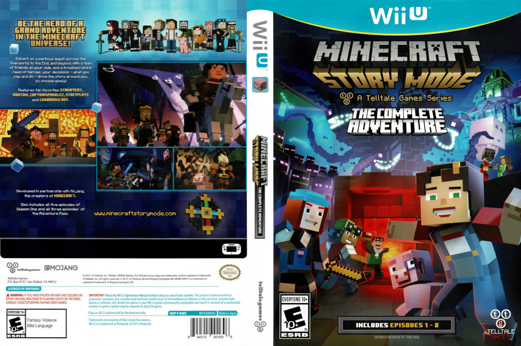 Minecraft - Story Mode - A Telltale Games Series - The Complete Adventure — box-texture (US)