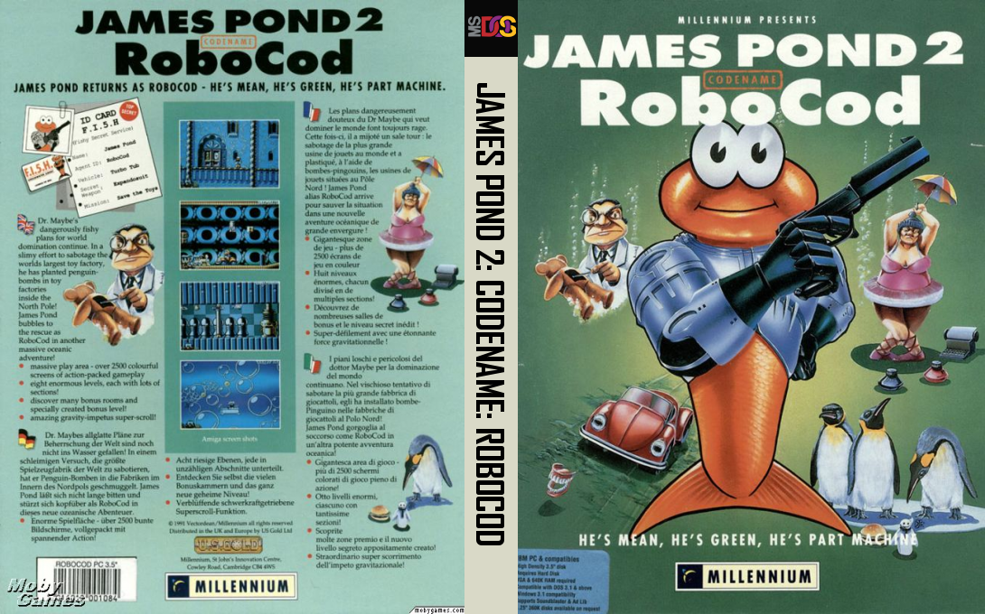 James Pond 2 - Codename Robocod — box-texture (EU)