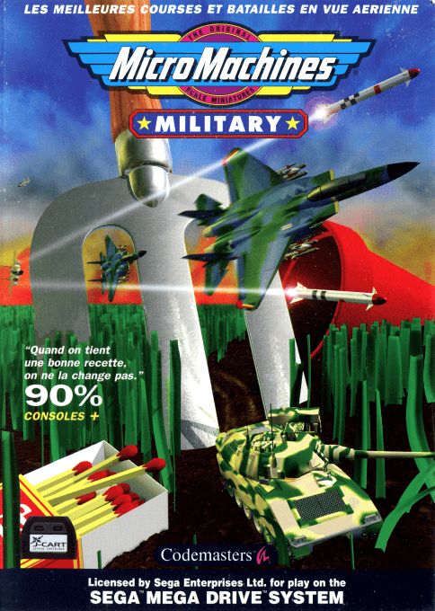 Micro Machines - Military — box-2D (FR)