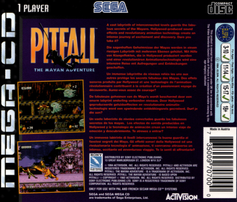 Pitfall - The Mayan Adventure — box-2D-back (EU)