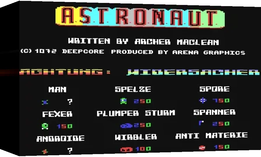 Astronaut — box-3D (WOR)