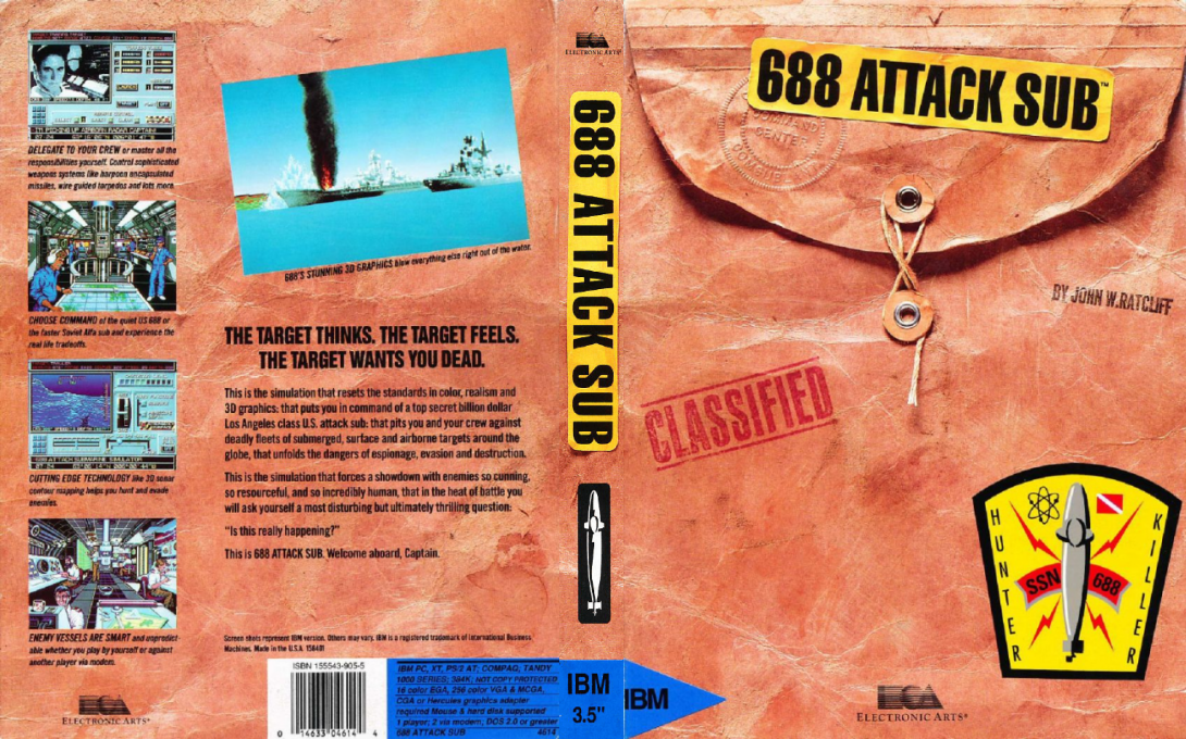 688 Attack Sub — box-texture (US)