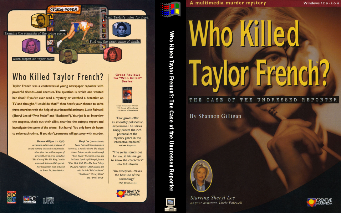 Who Killed Taylor French?: The Case of the Undressed Reporter — box-texture (WOR)