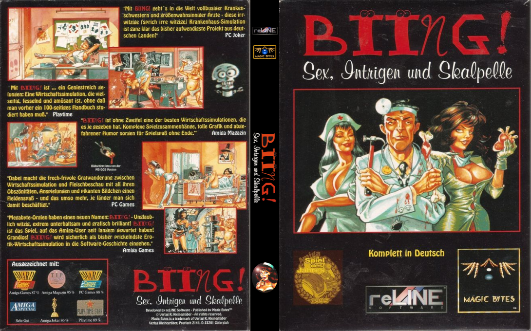 Biing! Sex, Intrigen und Skalpelle — box-texture (DE)