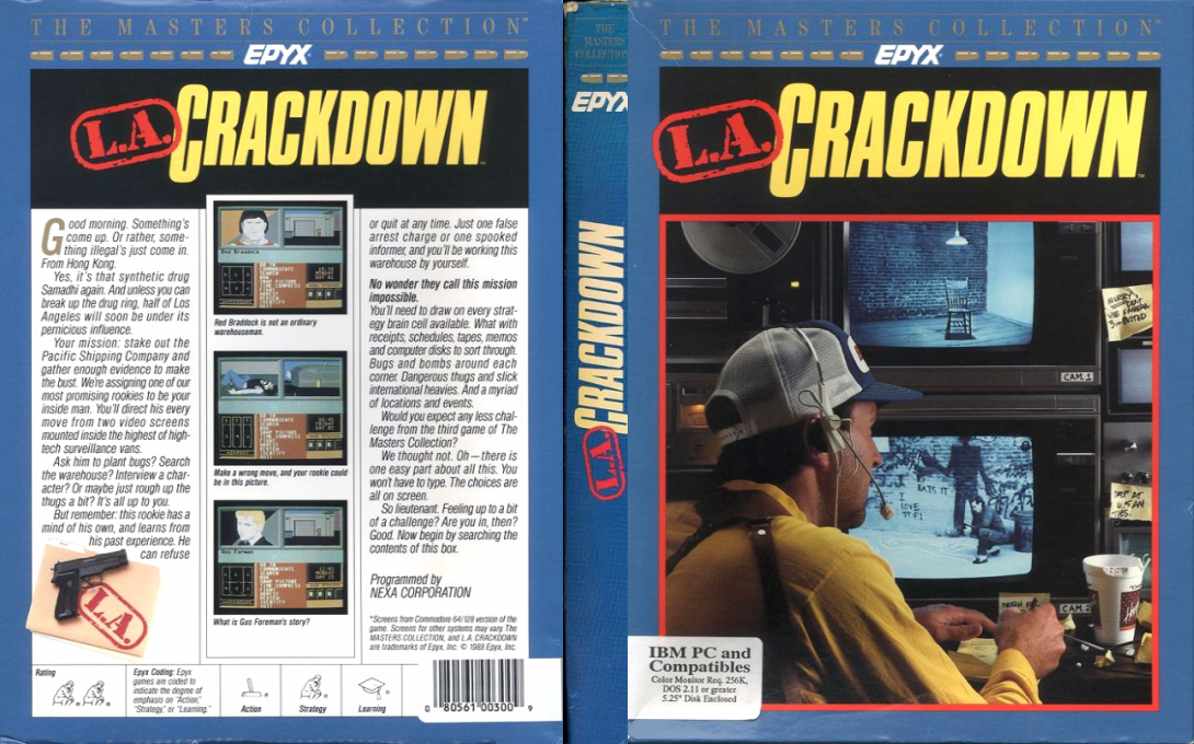 L.A. Crackdown — box-texture (US)