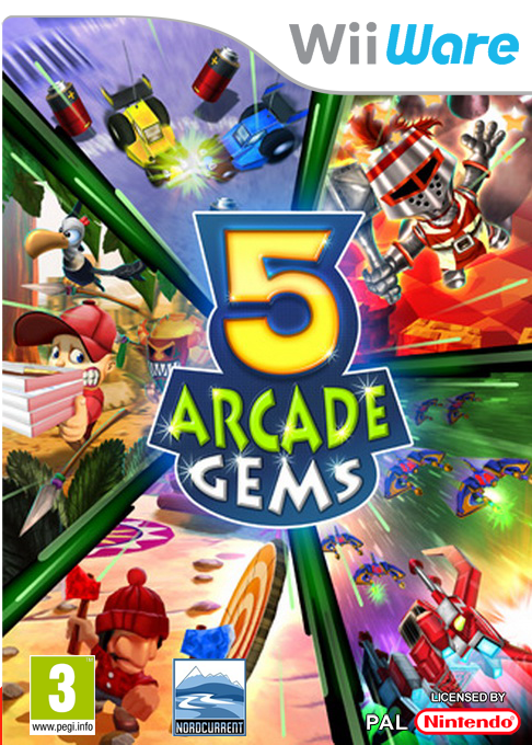 5 Arcade Gems — box-2D (FR)