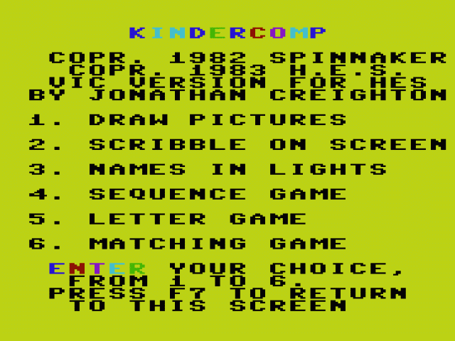 Kindercomp — sstitle (WOR)