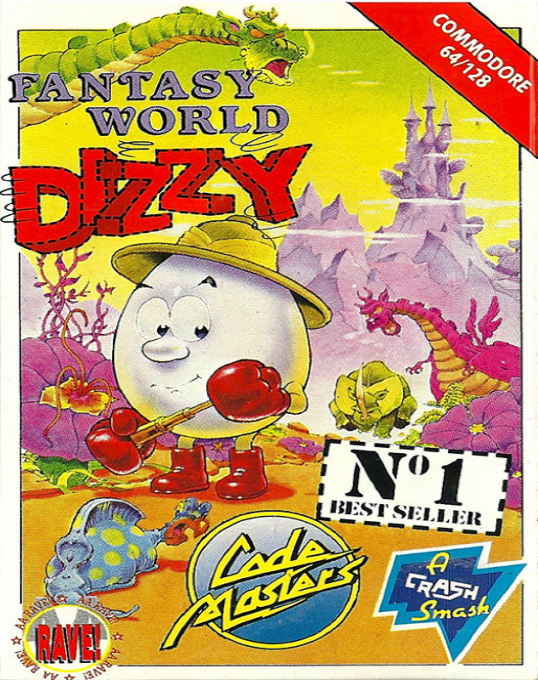 Dizzy 3 - Fantasy World Dizzy box art