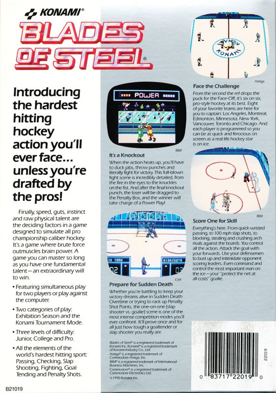 Blades Of Steel — box-2D-back (US)