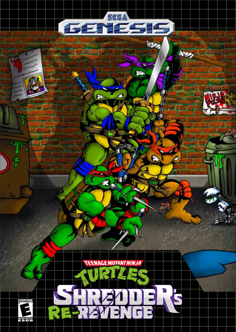 Teenage Mutant Ninja Turtles : Shredder's Re-Revenge box art