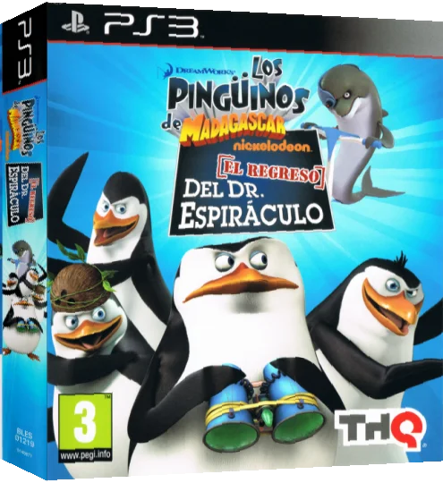 DreamWorks The Penguins of Madagascar - Dr. Blowhole Returns - Again! — box-3D (SP)