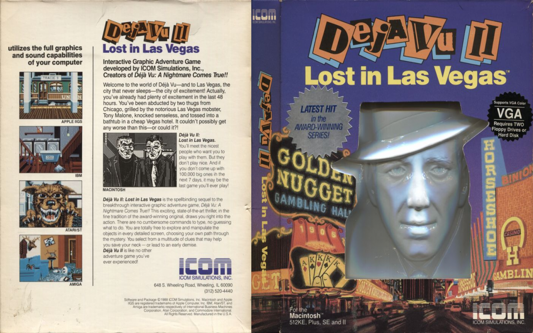 Deja Vu 2 - Lost in Las Vegas — box-texture (US)