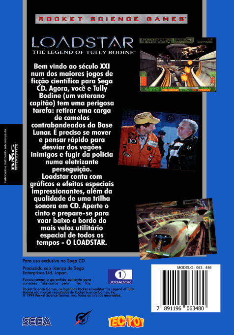 Loadstar - The Legend of Tully Bodine — box-2D-back (BR)
