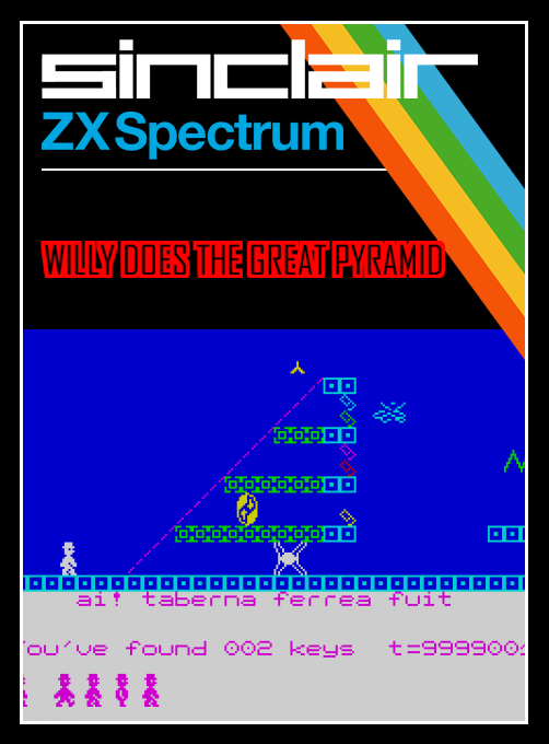 Willy does the Great Pyramid box art
