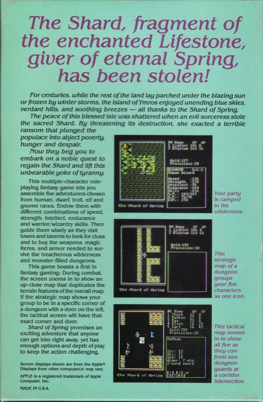Shard Of Spring — box-2D-back (US)