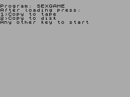 Sex Game — sstitle (WOR)