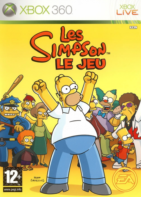 Simpson, Les - Le Jeu box art