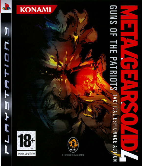 Metal Gear Solid 4 - Guns of the Patriots — box-2D (DE)
