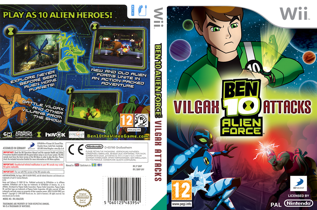 Ben 10 - Alien Force - Vilgax Attacks — box-texture (EU)