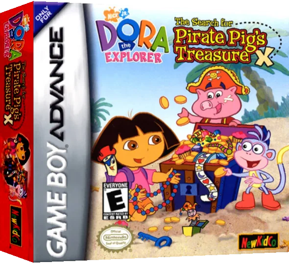Dora the Explorer - The Search for the Pirate Pig's Treasure — box-3D (US)