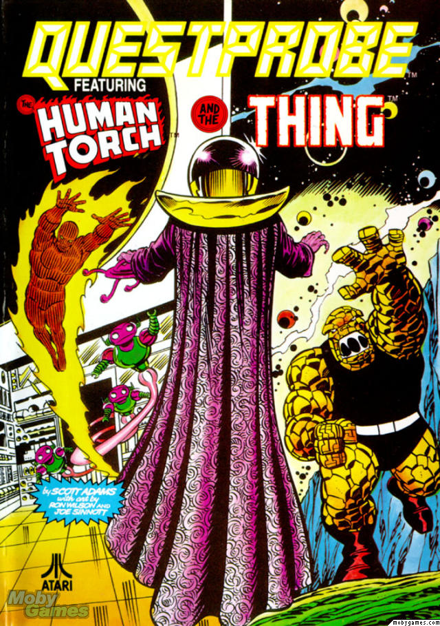 Questprobe featuring The Human Torch and The Thing box art
