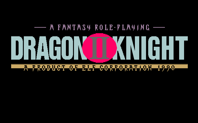 Dragon Knight 2 — sstitle (JP)