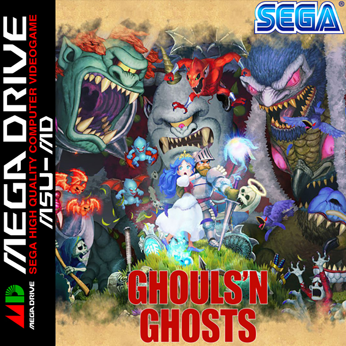 Daimakaimura ~ Ghouls'n Ghosts box art