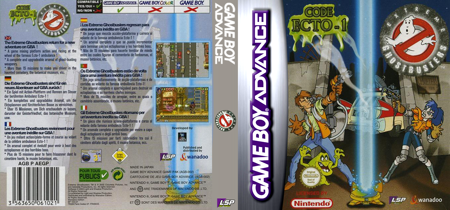 Extreme Ghostbusters - Code Ecto-1 — box-texture (EU)