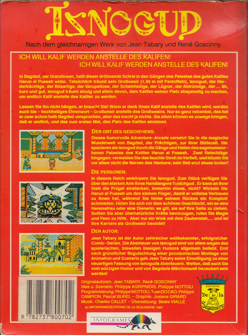 Iznogoud — box-2D-back (DE)