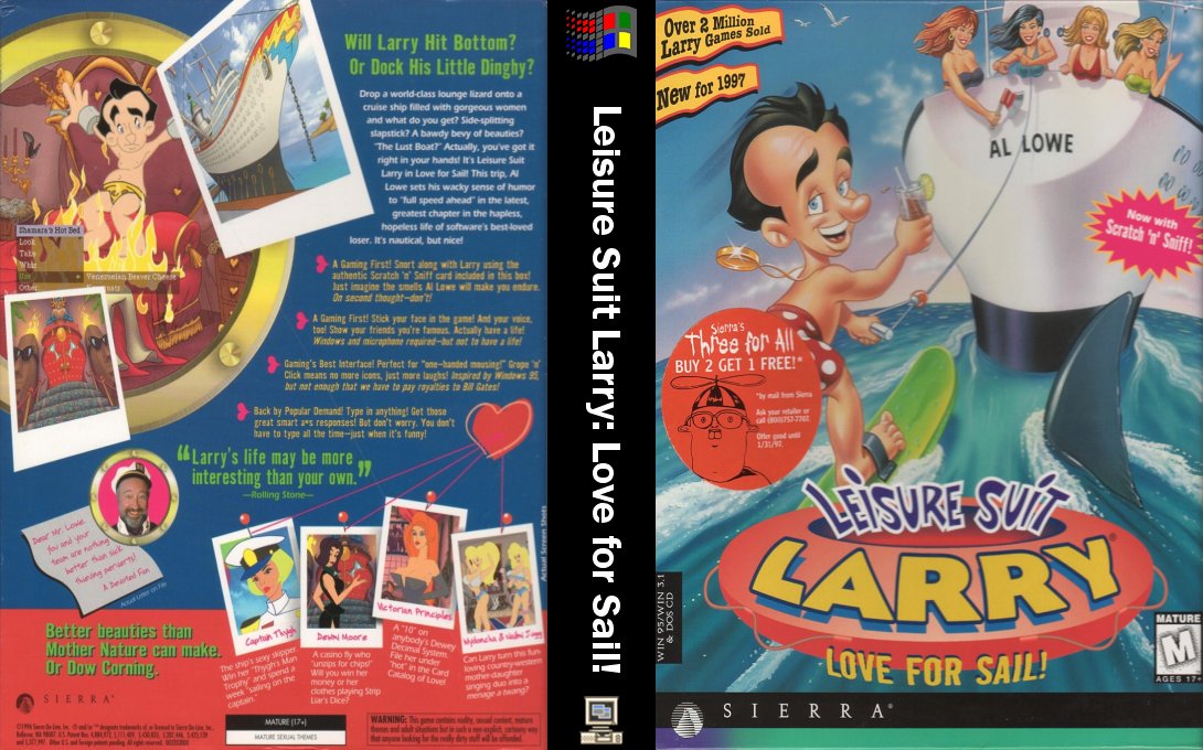 Leisure Suit Larry: Love for Sail! — box-texture (WOR)