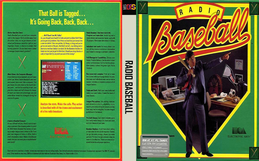 Radio Baseball — box-texture (US)