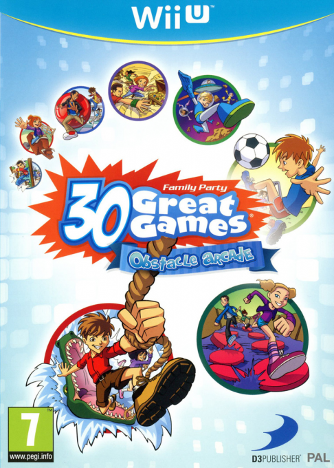 Family Party - 30 Great Games - Obstacle Arcade — box-2D (EU)