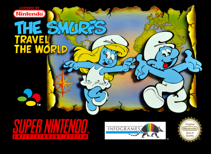 Smurfs Travel The World The box art