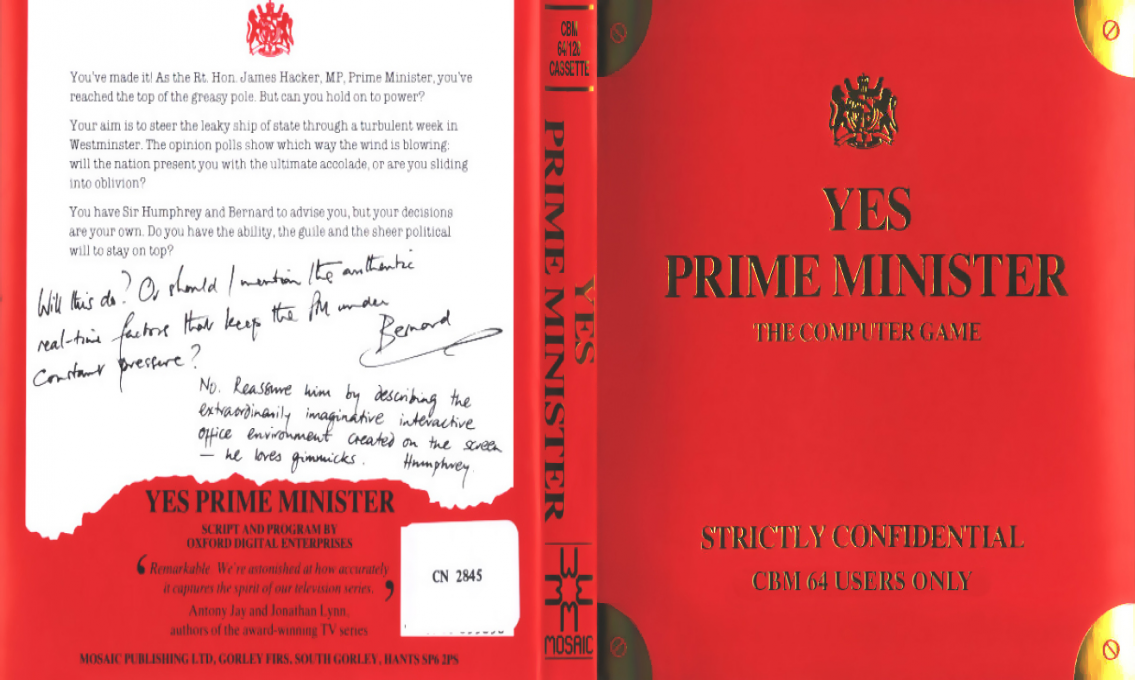 Yes, Prime Minister — box-texture (EU)