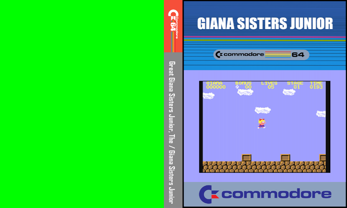 Great Giana Sisters Junior, The — box-texture (CUS)