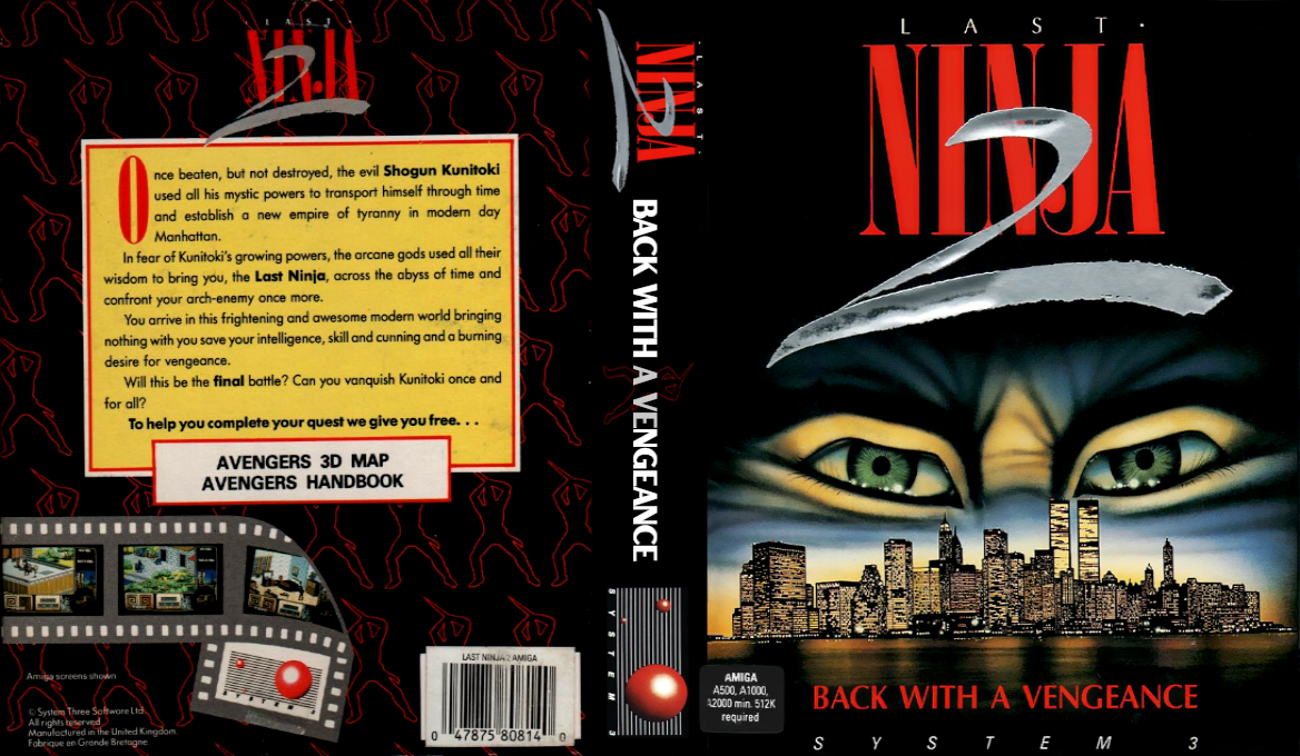 Last Ninja 2 — box-texture (EU)