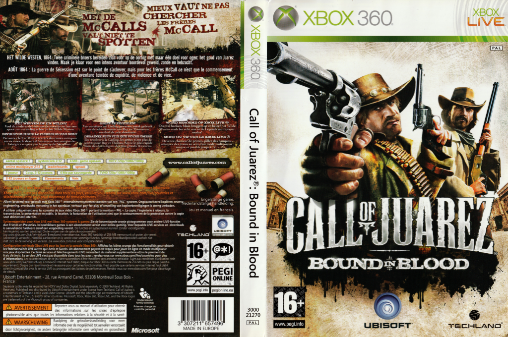 Call of Juarez - Bound in Blood — box-texture (FR)