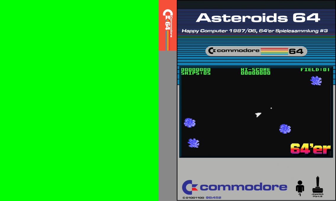 Asteroids 64 — box-texture (CUS)
