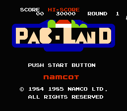 Pac-Land — sstitle (WOR)